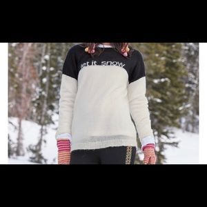 Sundance Sz. XS. ‘Let it Snow’ Light Mohair Sweater. Excellent Condition!